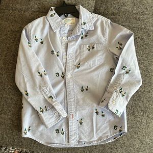 Boys Crewcuts Gnome Holiday Button Up